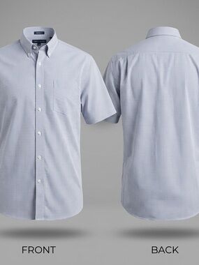 👔 Modern Era Tommy Hilfiger Check Button Shirt Men 18 34/35 8882-17 👔